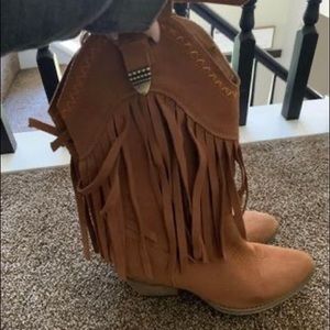 Leather Cowgirl Boots